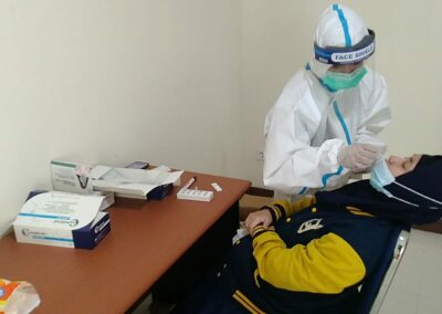 Swab PCR karyawan Saraswanti Indo Genetech (Medical Check Up Bogor) (Test Covid)